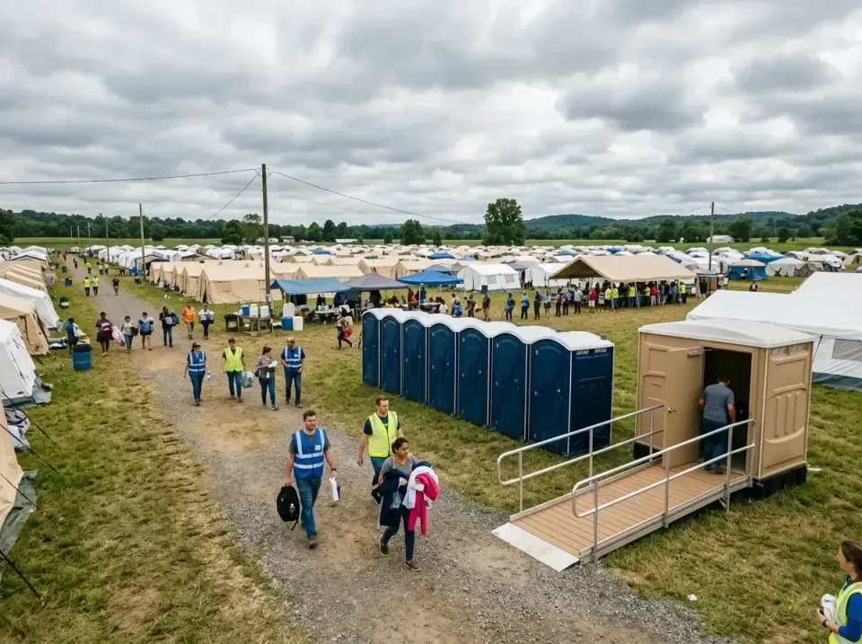 disaster-relief-camp-restrooms-010 — frequently asked questions, Dumpster & Portable Bathrooms Rental in Papillion, NE
